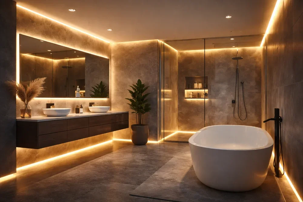 Badkamer LED strips