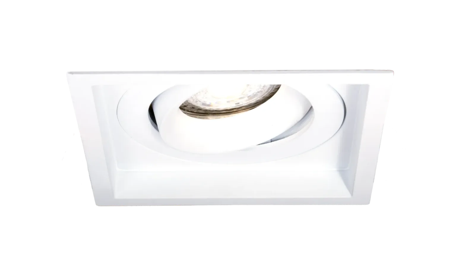 LED GU10 Inbouwspot Armatuur, Vierkant, IP20, Wit