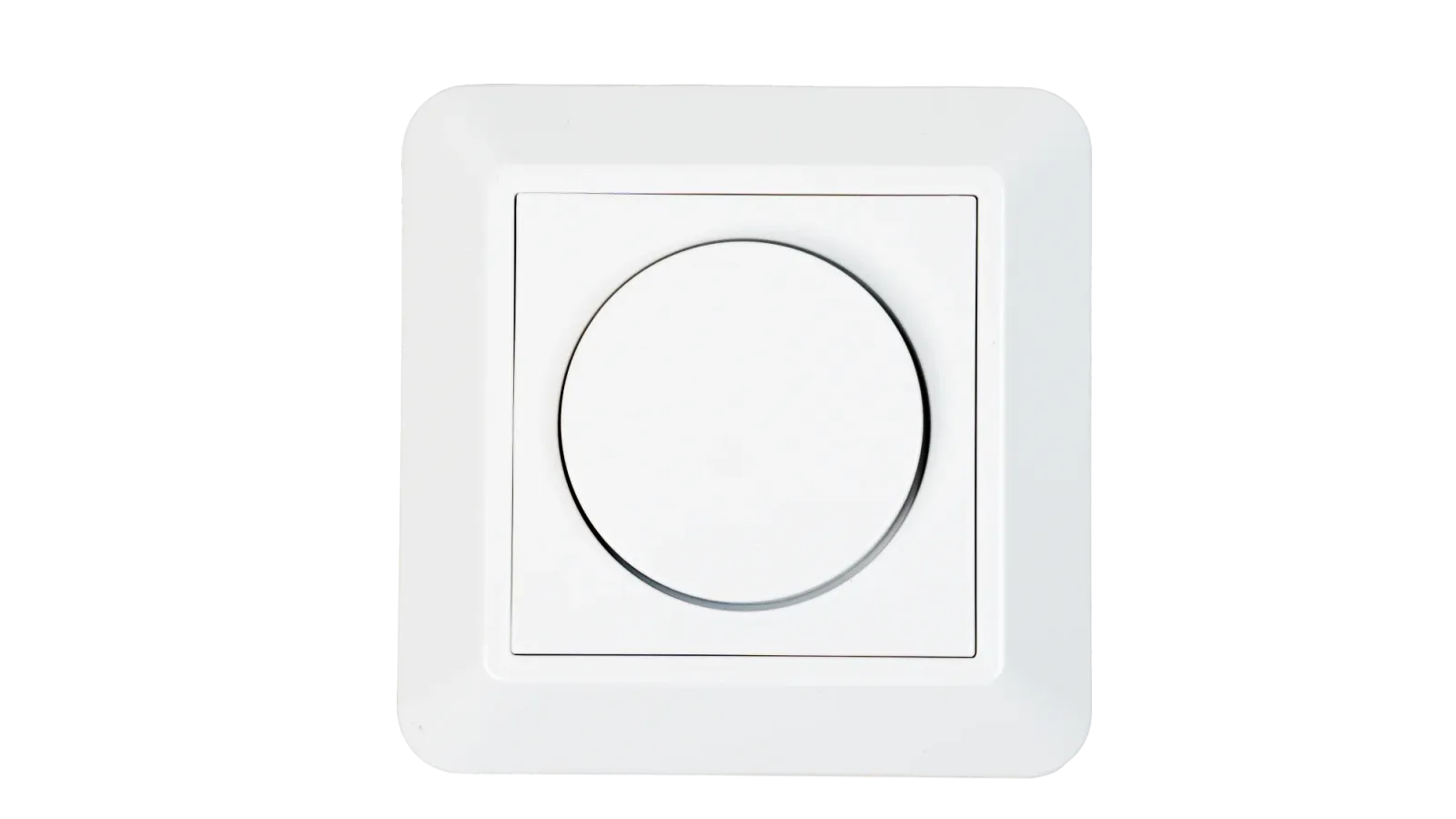 Dimmer Afdekplaat, Universeel, Glans Wit