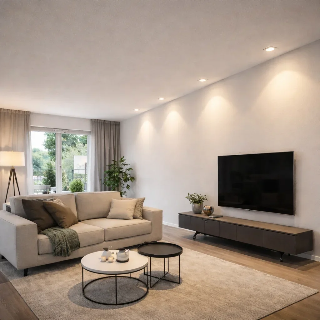 LED GU10 Inbouwspot Armatuur, Rond, Kantelbaar, IP20, Wit