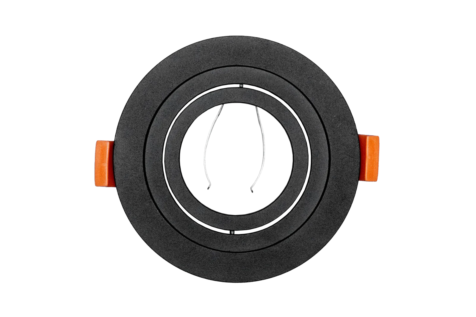 LED GU10 Inbouwspot Armatuur, Rond, Kantelbaar, IP20, Zwart