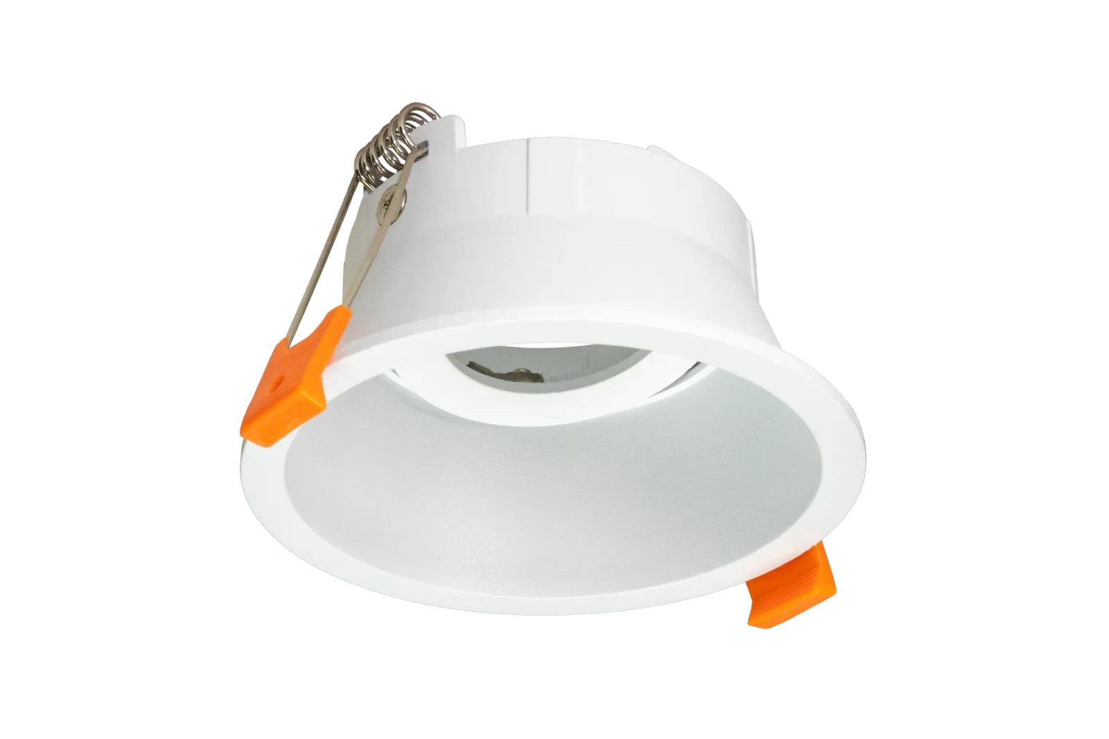 LED GU10 Inbouwspot Armatuur, Rond, Kantelbaar, IP20, Wit