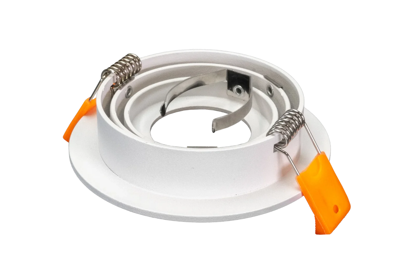LED GU10 Inbouwspot Armatuur, Rond, Kantelbaar, IP20, Wit