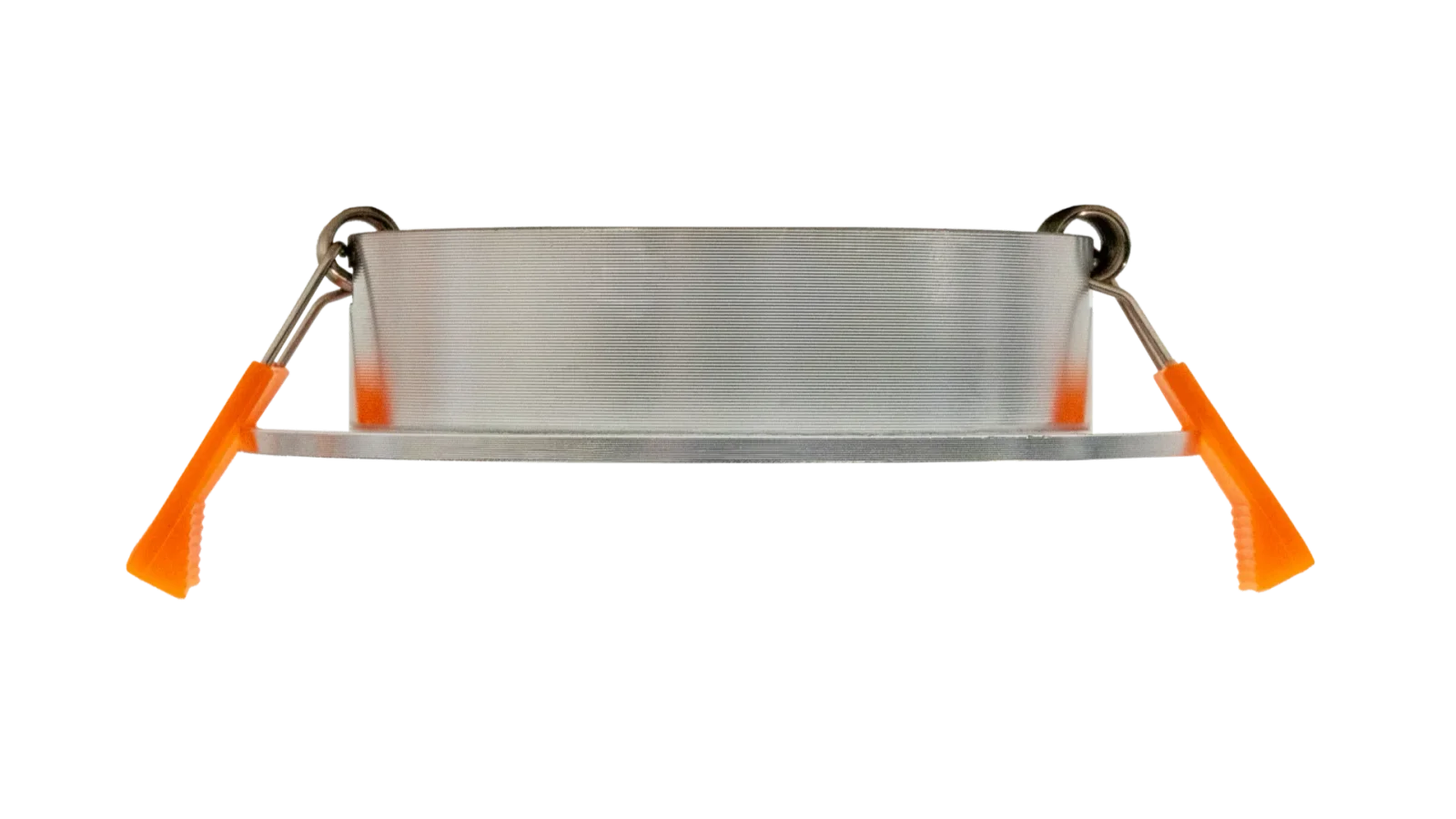 LED GU10 Inbouwspot Armatuur, Rond, Kantelbaar, IP20, Geborsteld Aluminium + Zilver