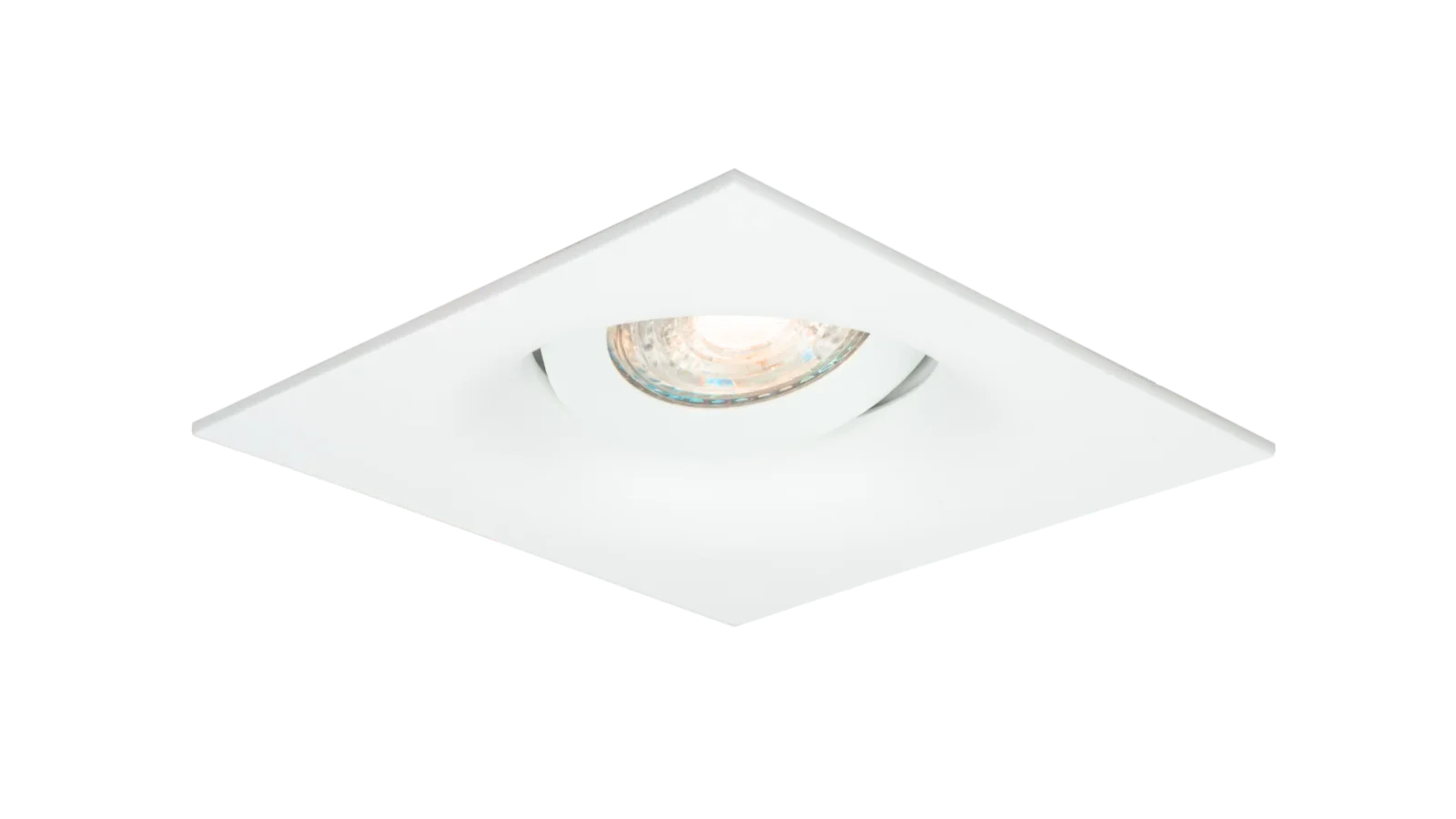 LED GU10 Inbouwspot Armatuur, Vierkant, IP20, Wit