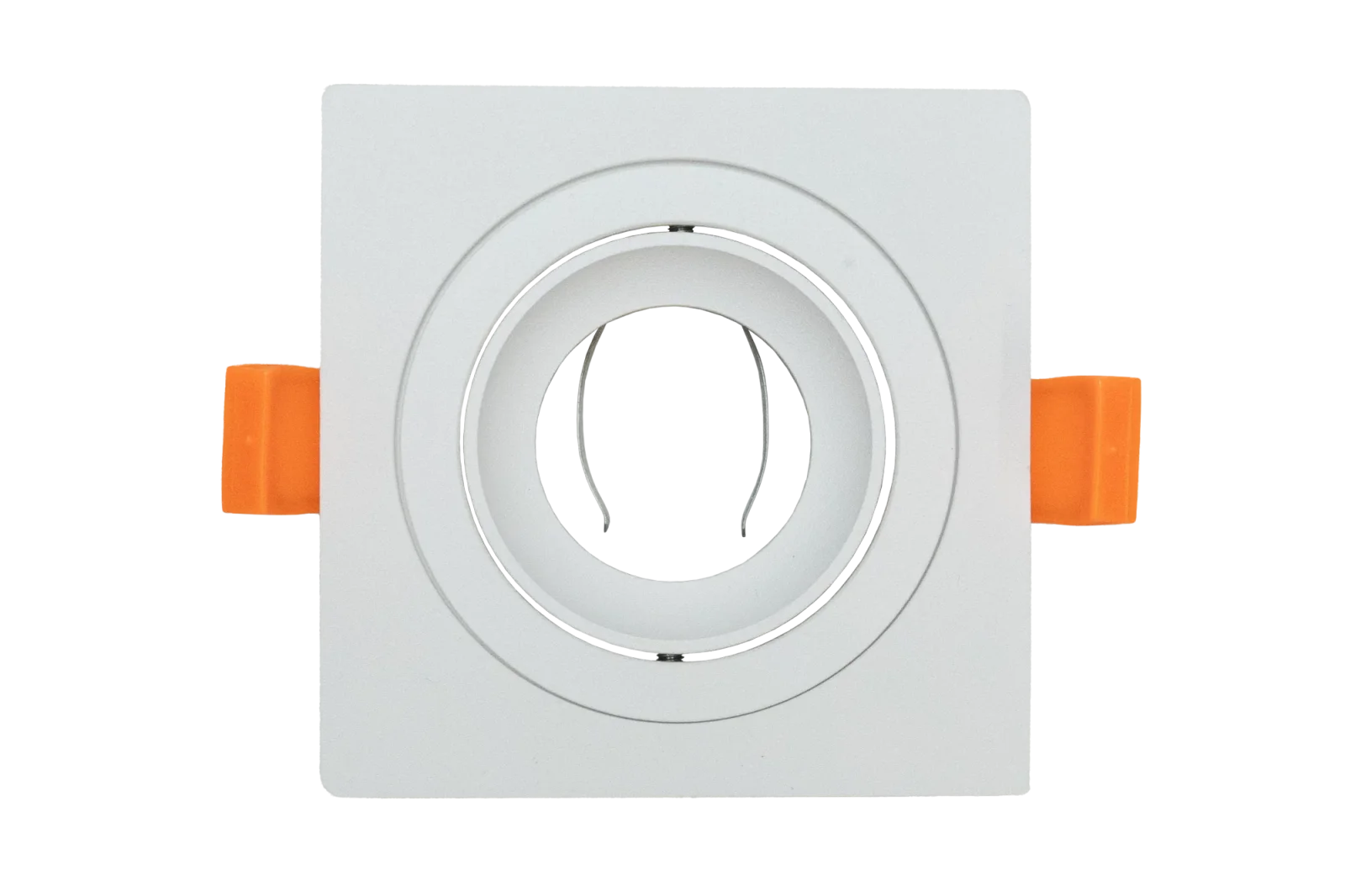LED GU10 Inbouwspot Armatuur, Vierkant, Kantelbaar, IP20, Mat Zwart