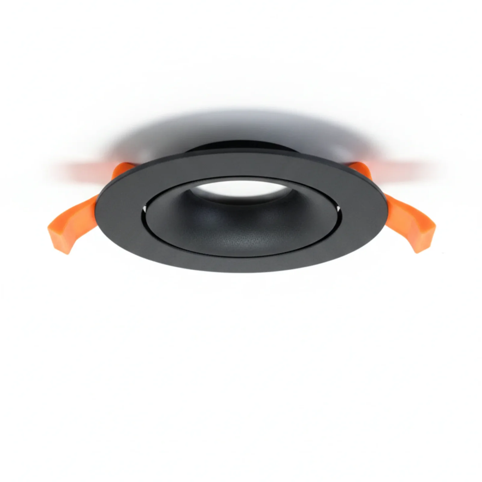 LED GU10 Inbouwspot Armatuur, Rond, Kantelbaar, IP20, Mat Zwart