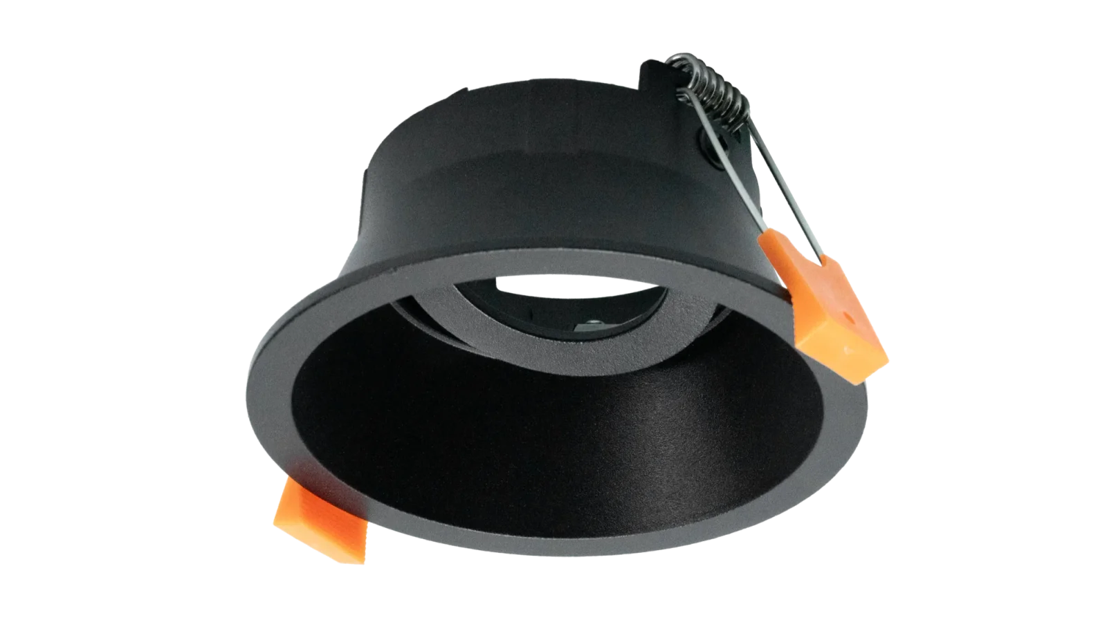 LED GU10 Inbouwspot Armatuur, Rond, Kantelbaar, IP20, Zwart