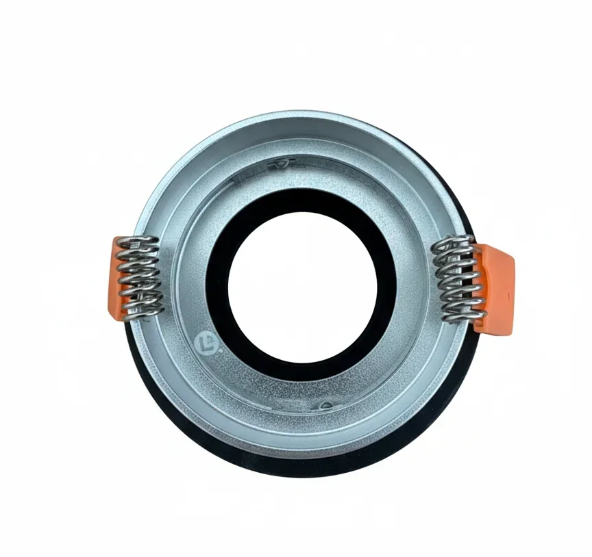 LED GU10 Inbouwspot Armatuur, Rond, IP20, Mat Zwart