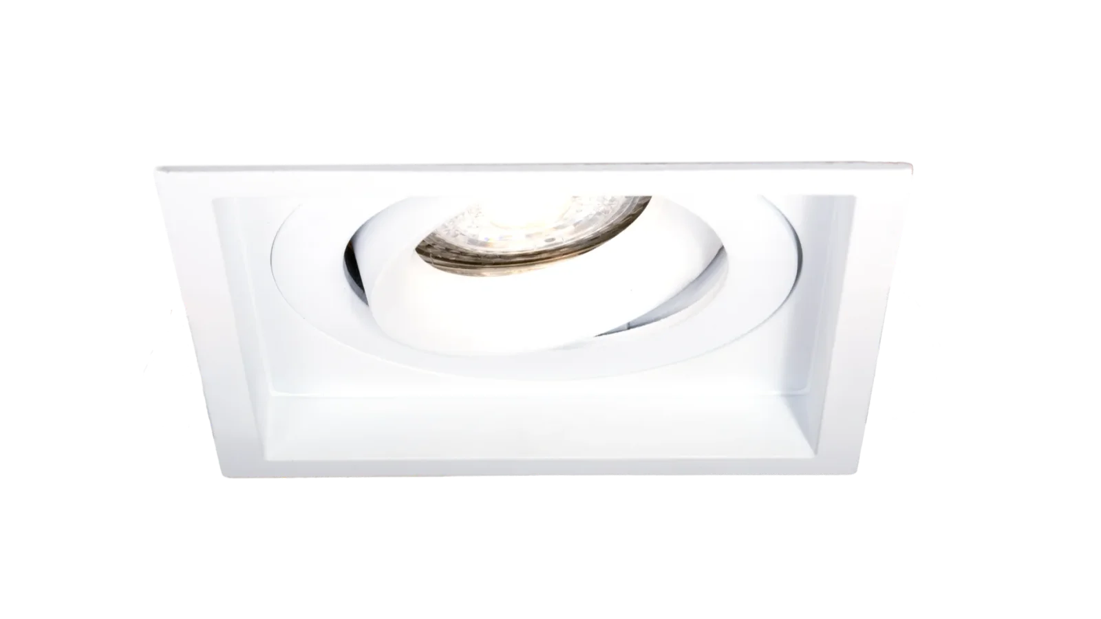 LED GU10 Inbouwspot Armatuur, Vierkant, IP20, Wit