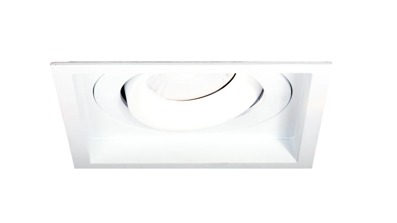 LED GU10 Inbouwspot Armatuur, Vierkant, IP20, Wit