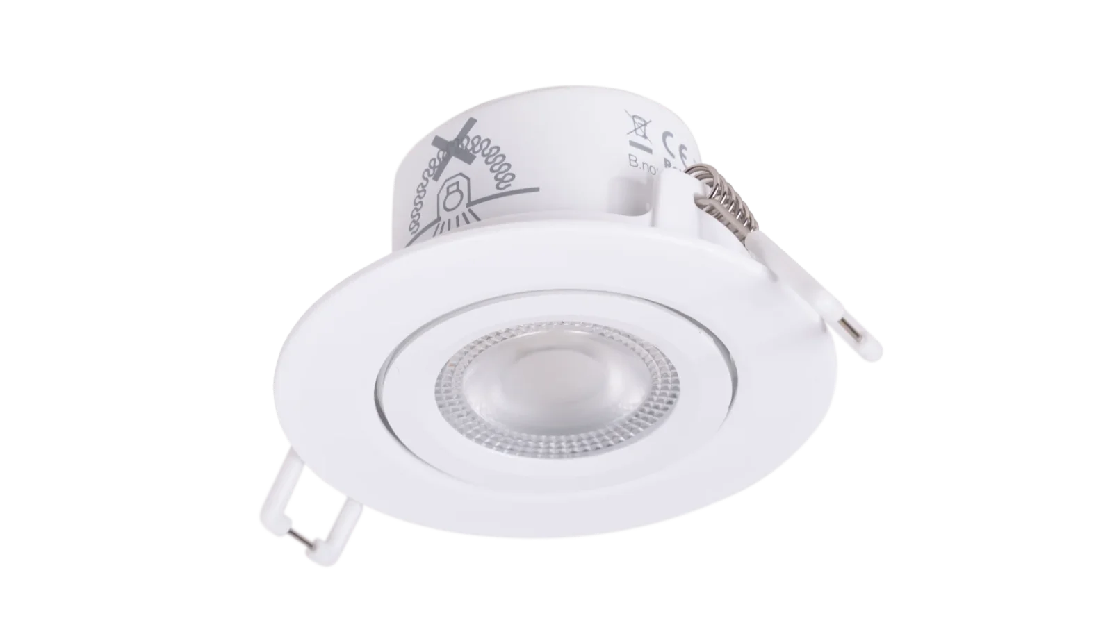 LED Inbouwspot, 2700K/4000K/6500K, Dimbaar, Wit, IP44