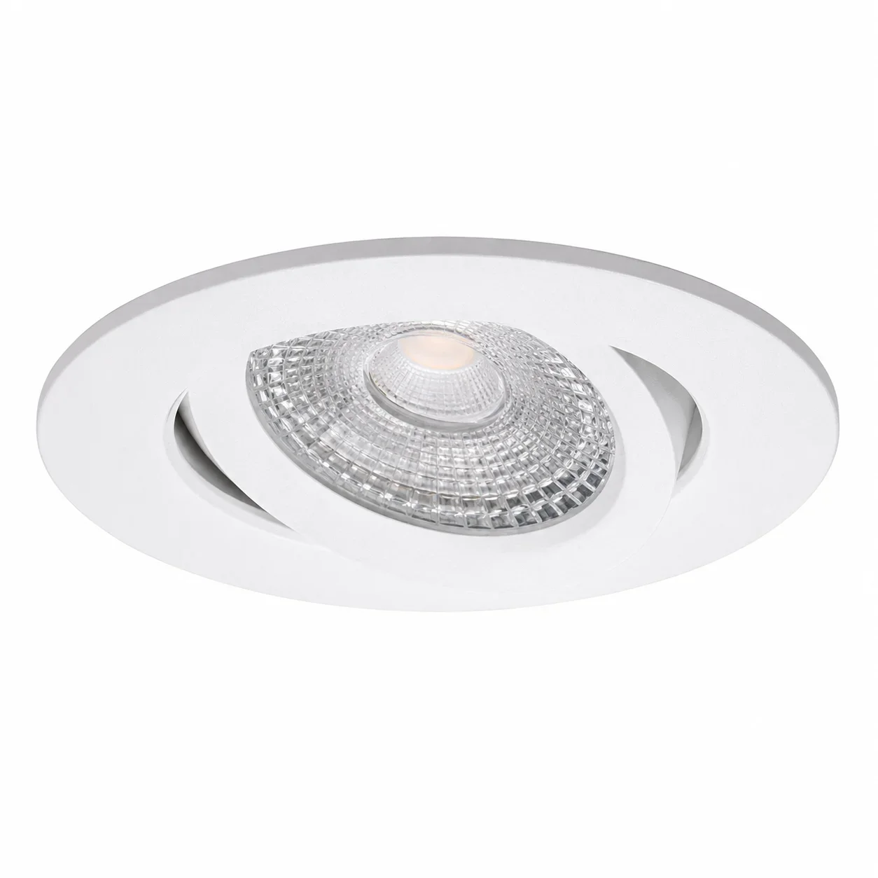 LED Inbouwspot, 2700K/4000K/6500K, Dimbaar, Wit, IP44