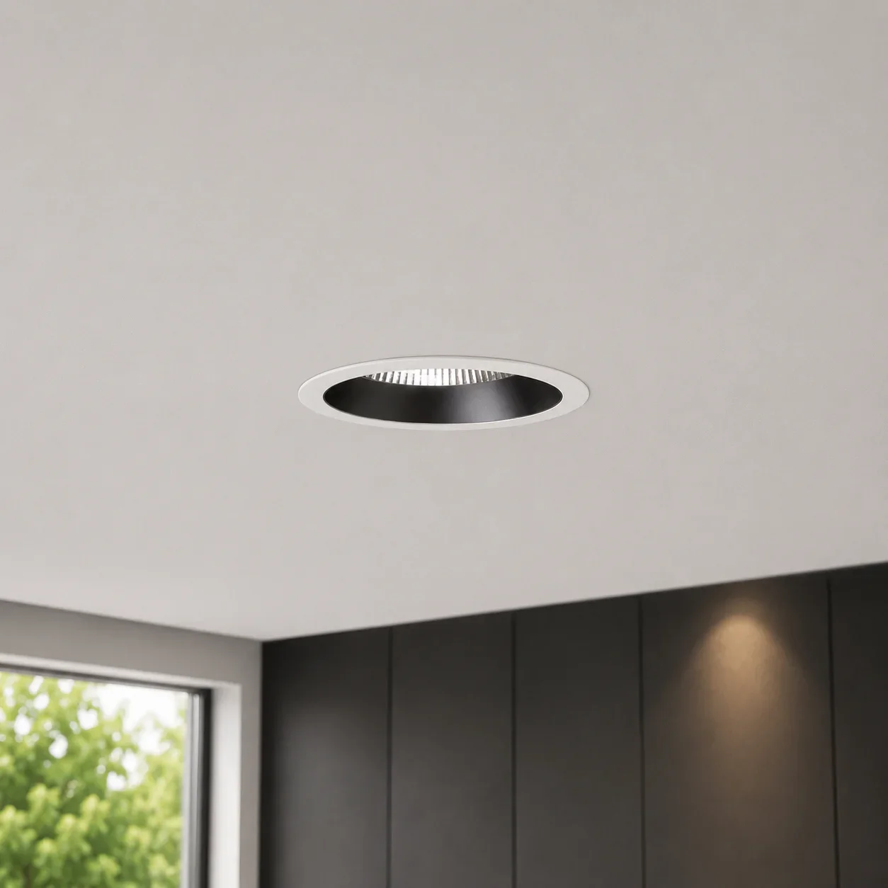 LED Inbouw Downlight, 15–18–21W, 2700K/3000K/4000K, Dimbaar, Rond, IP54, Wit, Zwart Reflector