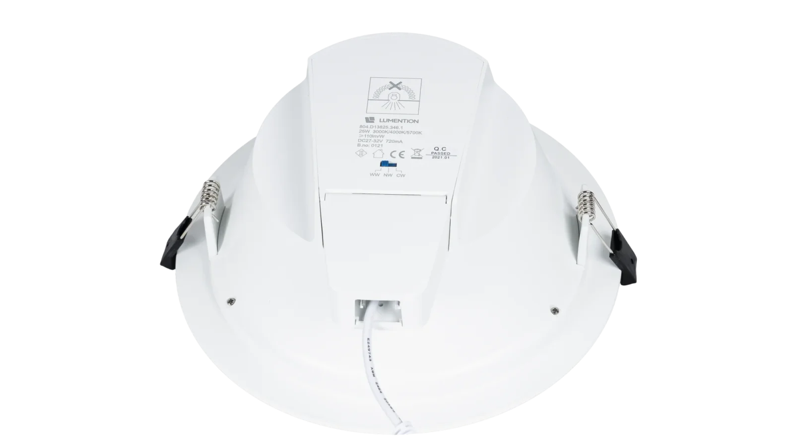 LED Inbouw Downlight, 25W, 3000K/4000K/5700K, IP20, Ø228mm