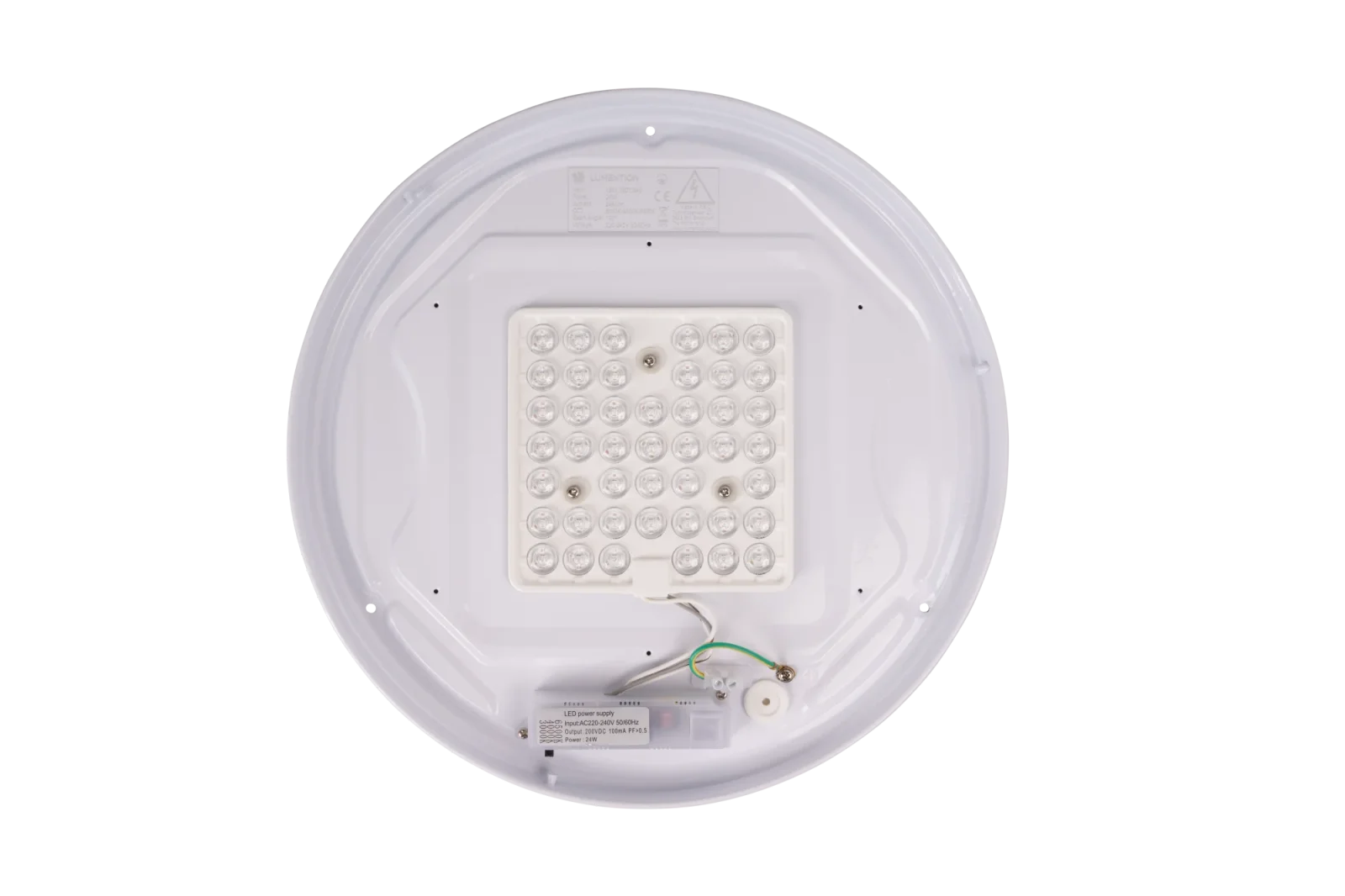 LED Wand- en Plafondarmatuur, 24W, 3CCT, 3000K/4000K/6000K, 2490lm, IP20, Wit