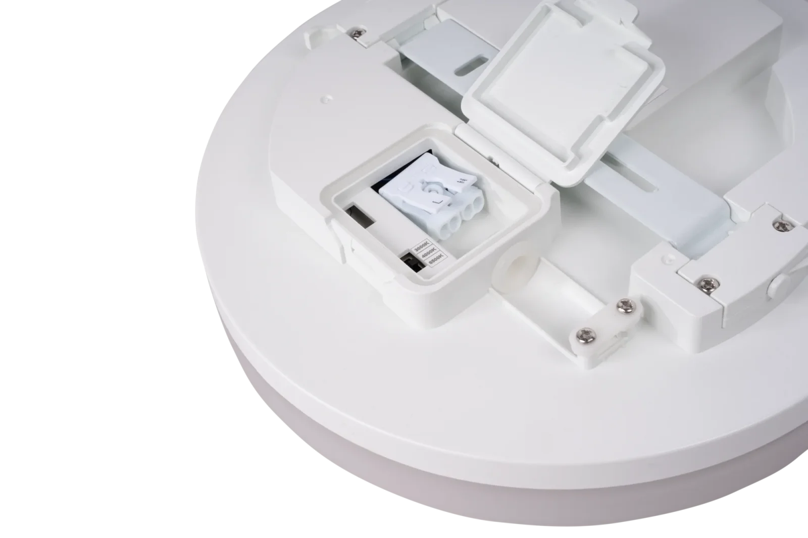 LED Wand- en Plafondarmatuur, 15W, 3CCT, 3000K/4000K/6000K, 1500lm, IP54, Wit