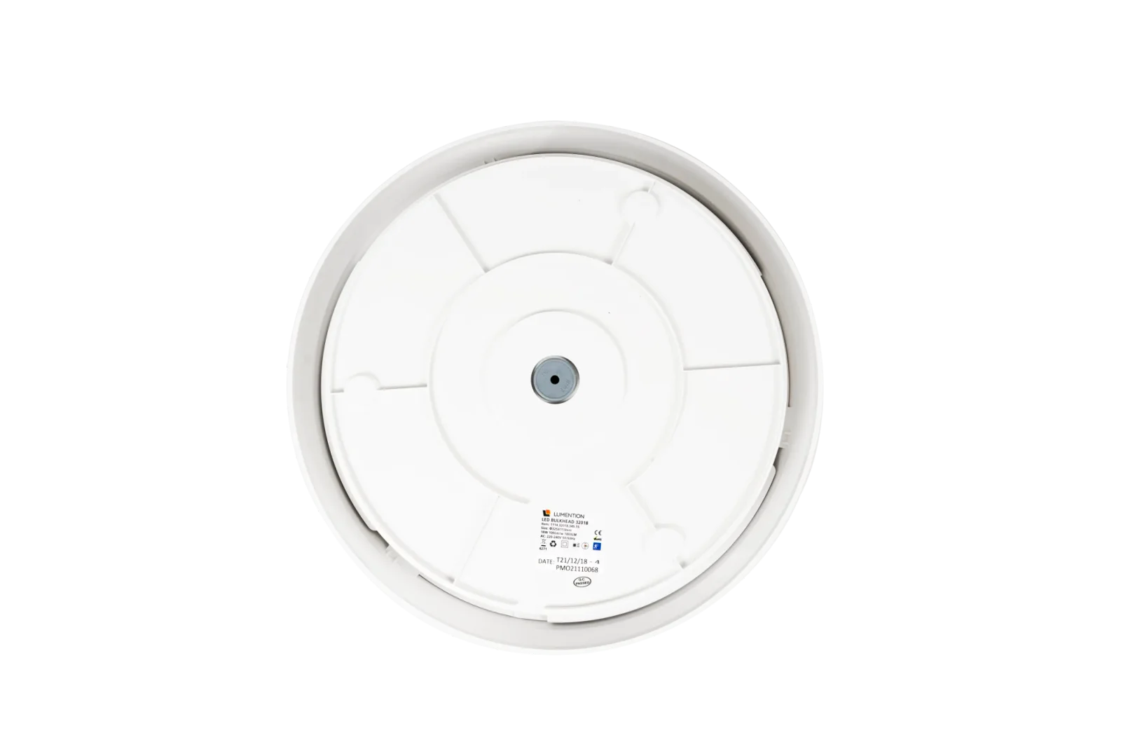 LED Wand- en Plafondarmatuur, 10–20W Instelbaar, 3CCT, IP65, Sensor, Wit
