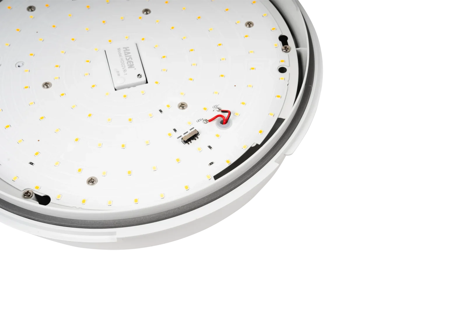 LED Wand- en Plafondarmatuur, 10–20W Instelbaar, 3CCT, IP65, Sensor, Wit
