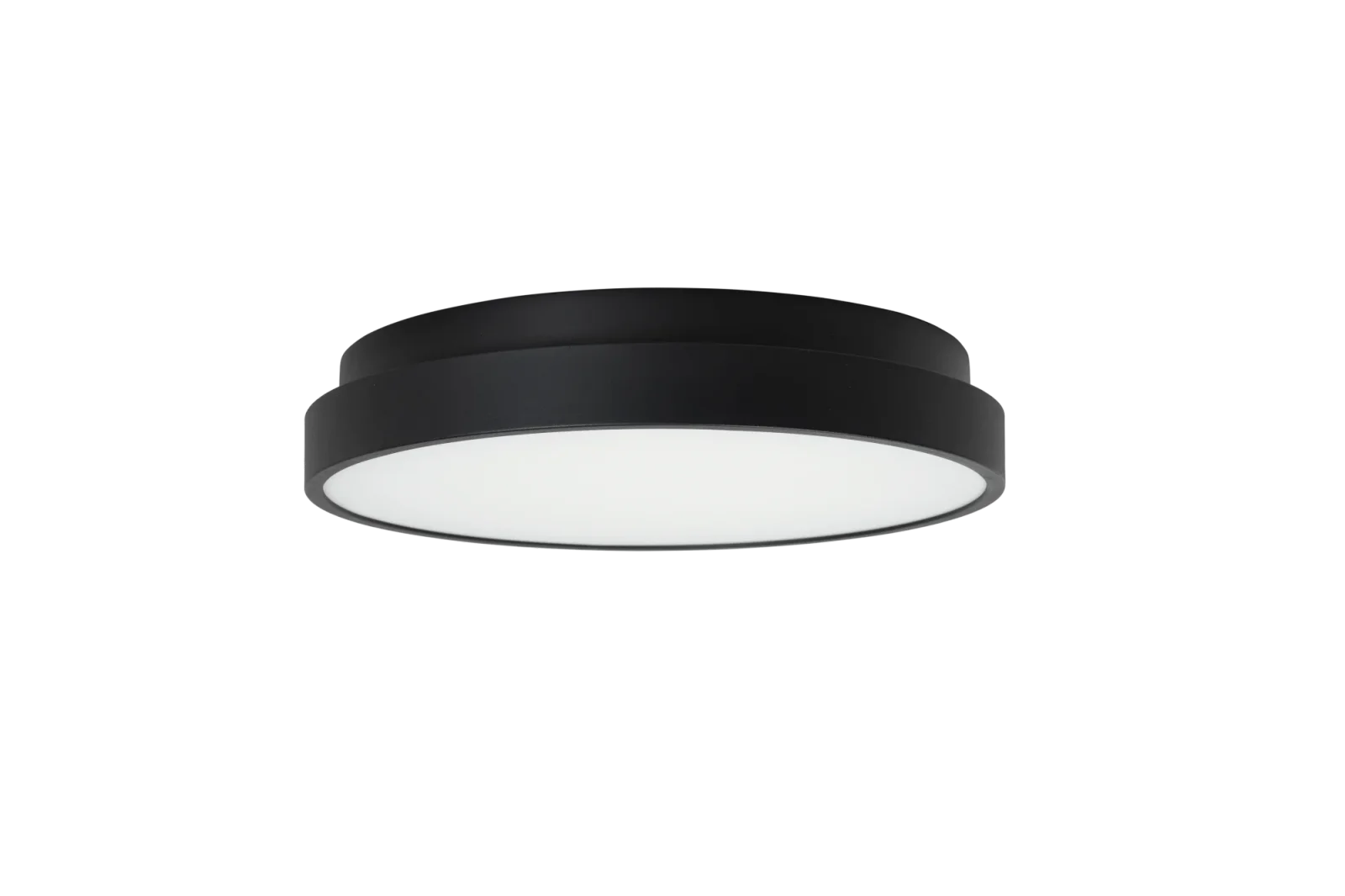 LED Wand- en Plafondarmatuur, 17–21W, 3000K/4000K, Dimbaar, Noodunit, IP44, Zwart