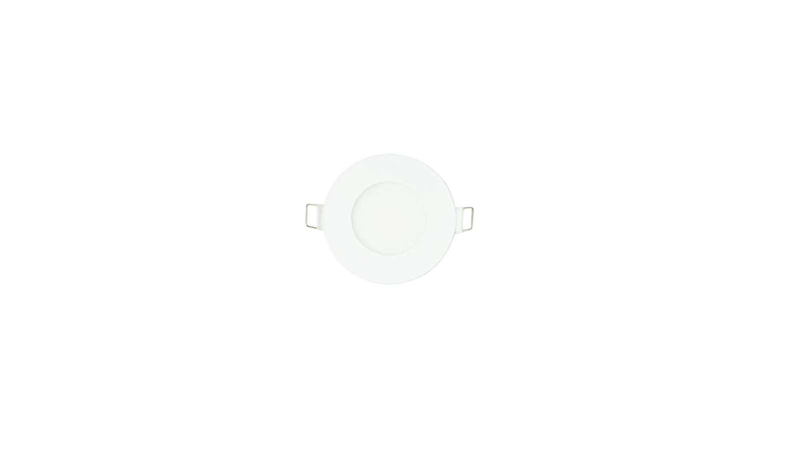 LED Slim Paneel, 4W, 3CCT, Rond, IP20, Wit