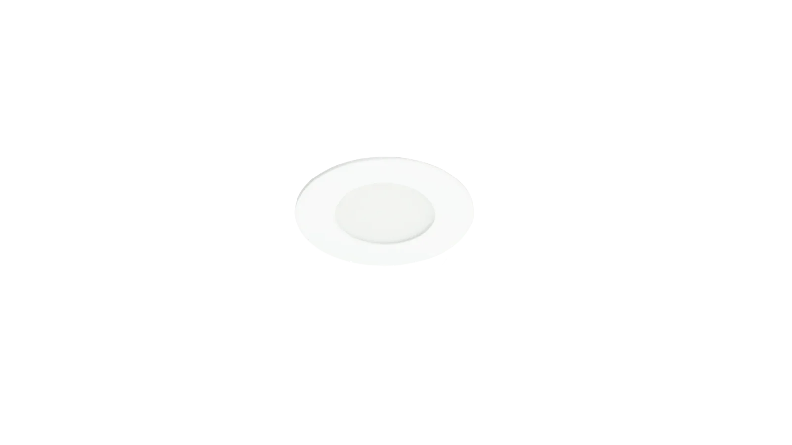LED Slim Paneel, 4W, 3CCT, Rond, IP20, Wit