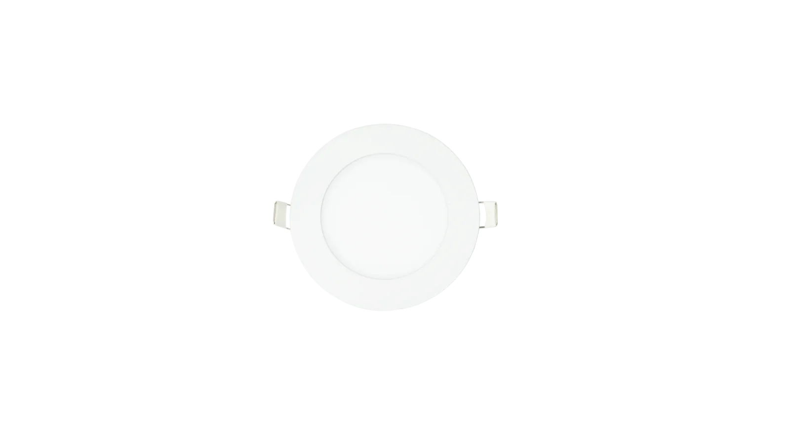 LED Slim Paneel, 6W, 3CCT, Rond, IP20, Wit