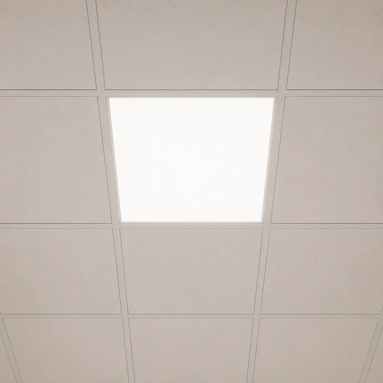 LED Backlight Paneel, 36W, 60x60cm, Incl. EU Snoer