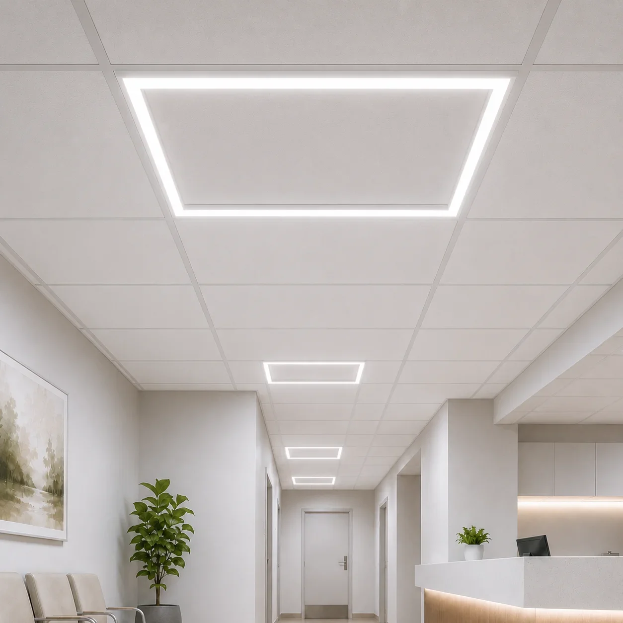 LED Paneel, 32W, CCT, 60x60cm, Philips Driver