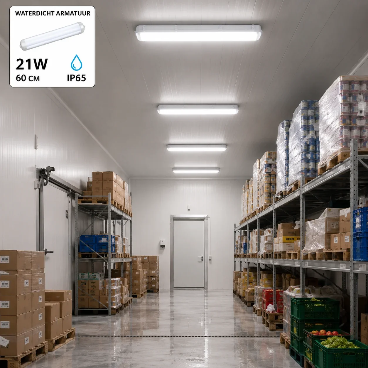 LED Waterdicht Armatuur Pro, 60 cm, 21W, CCT, IP65