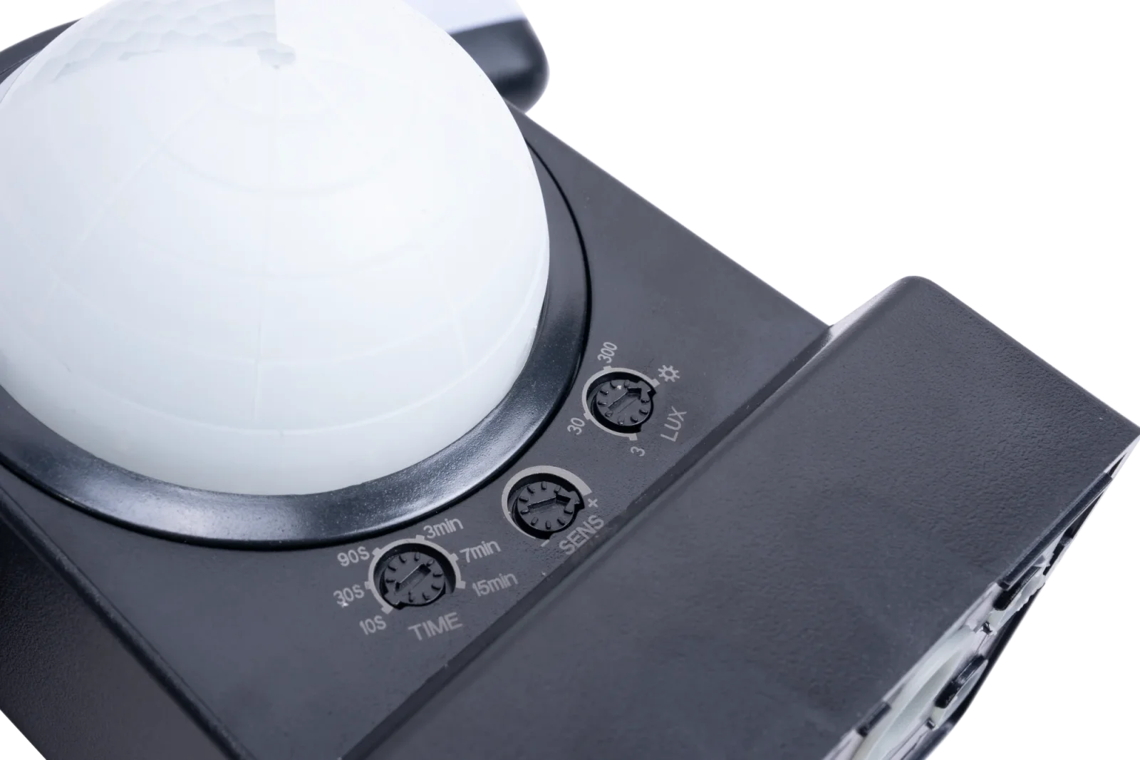 LED Breedstraler met Bewegingssensor, 30W, 4000K, IP65, Zwart