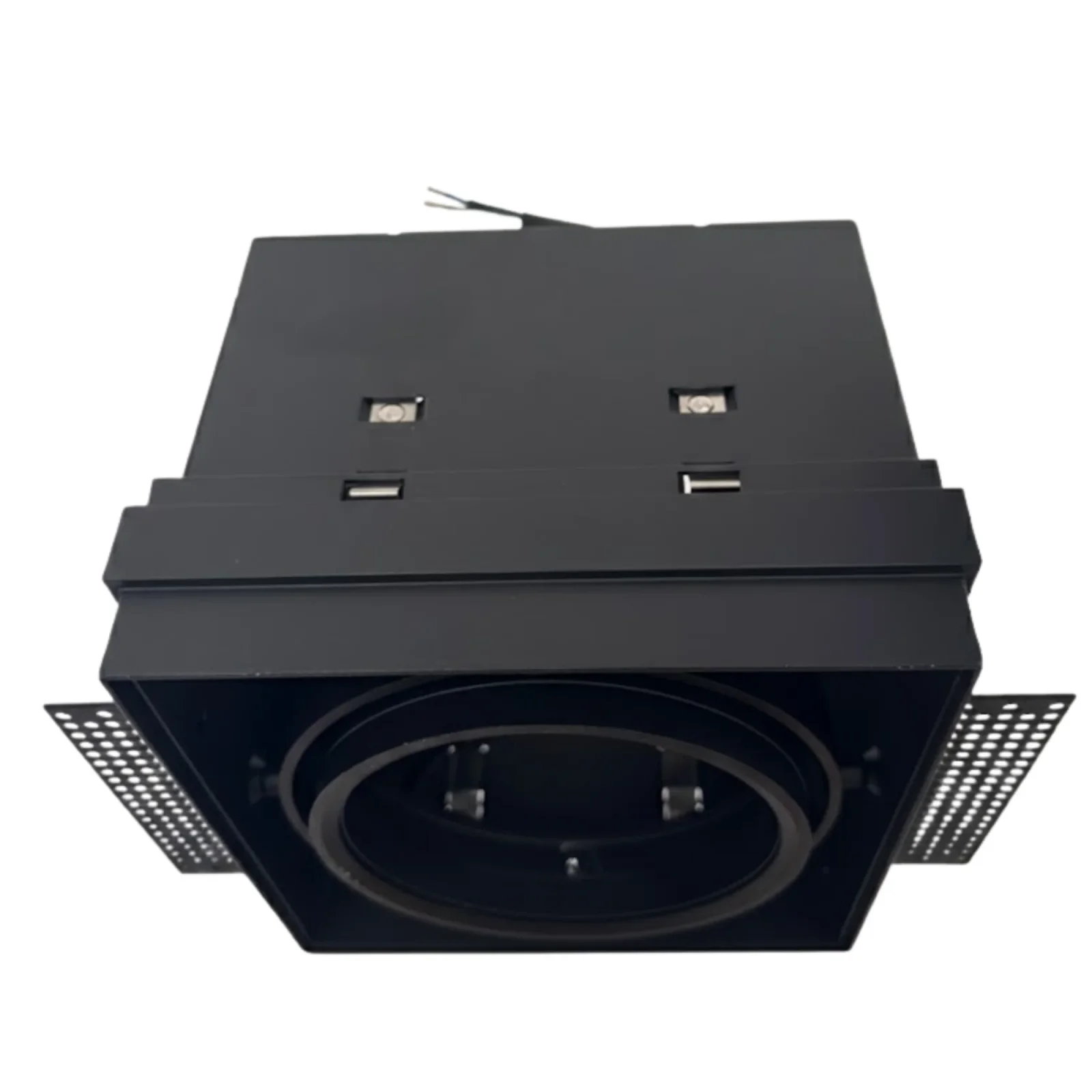 Inbouw Trimless Fitting, 1xAR111, Zwart