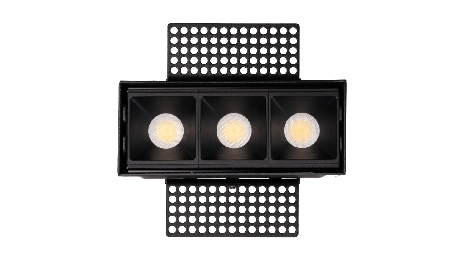 LED Inbouw Trimless Linear Downlight, 3x3W, 2700K, Zwart