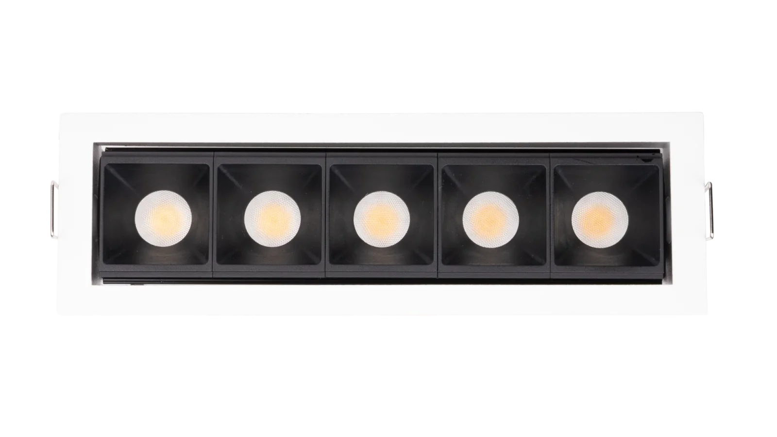 LED Inbouw Linear Downlight, 5x3W, 2700K, Wit
