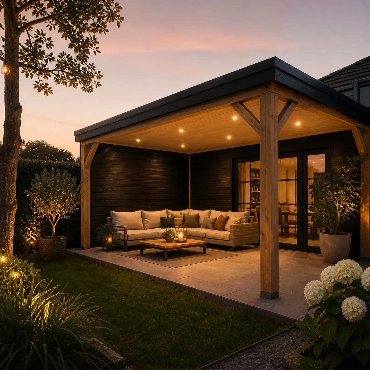 LED Verandaspot, 3W, 3000K, Aluminium