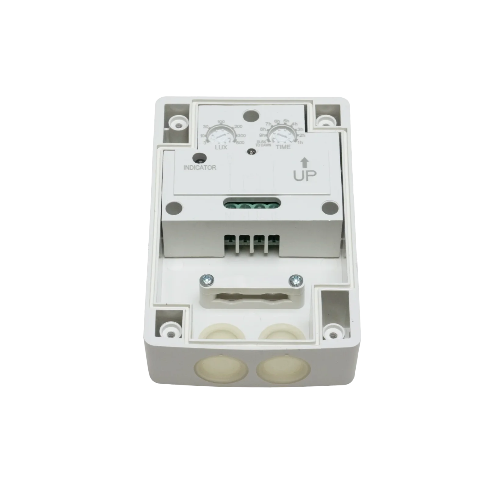 Dag en Nacht Sensor Schemerschakelaar, Instelbaar, IP65, Wit