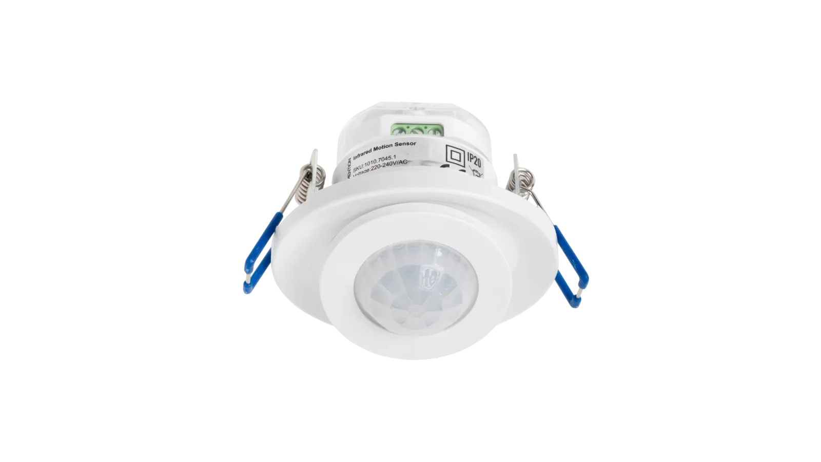 Inbouw Bewegingsmelder Infrarood, Max 400W, IP20, Wit