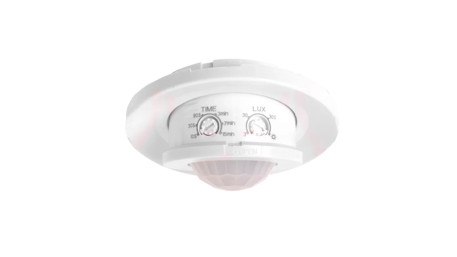 Inbouw Bewegingsmelder Infrarood, Max 400W, IP20, Wit