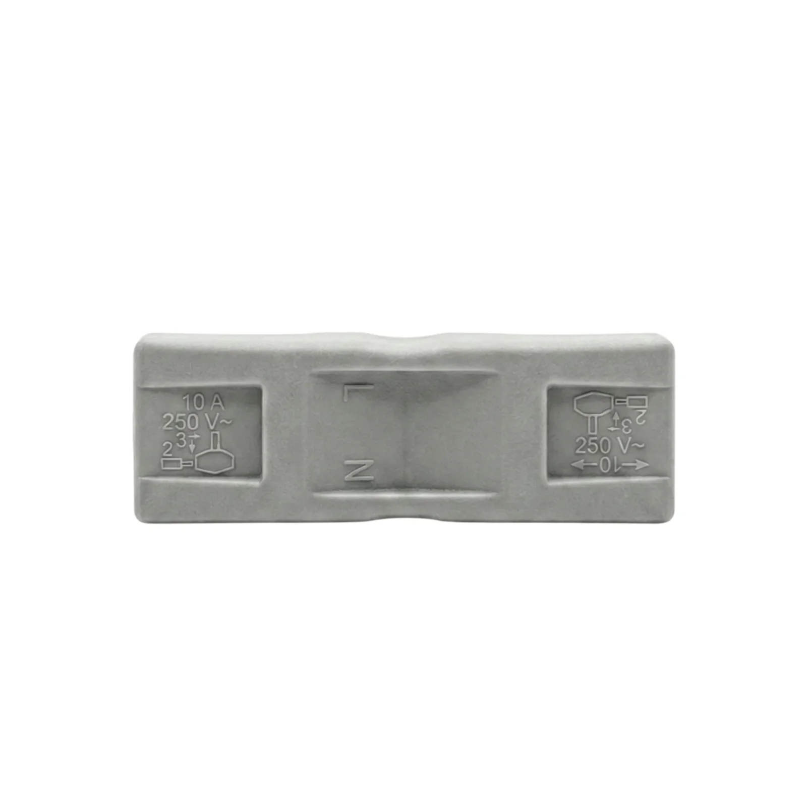 Verbindingsklem, 2x2x2.5mm², Grijs