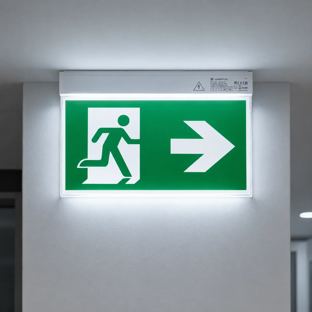 LED Nooduitgangsbord, 3H, IP20