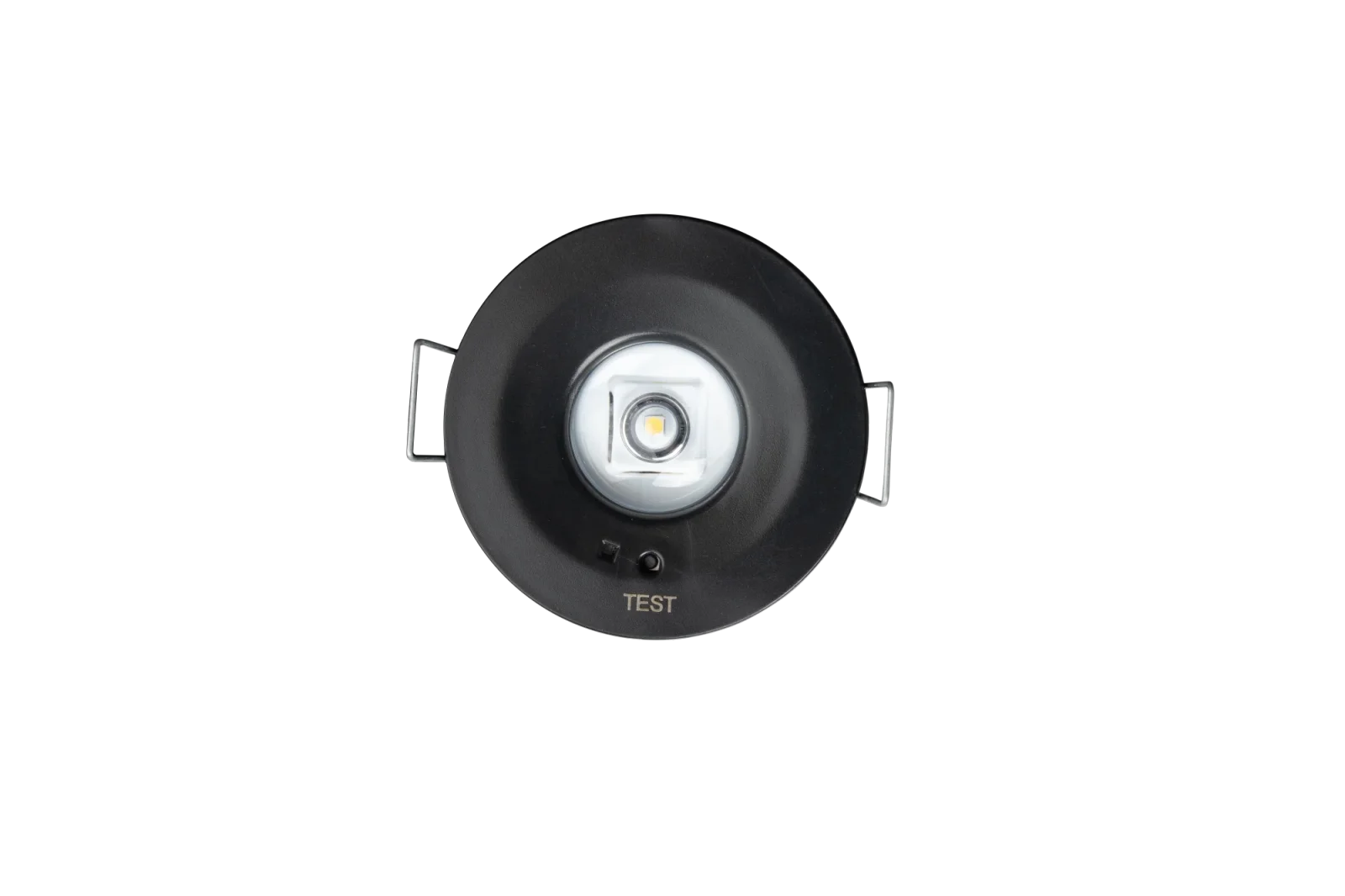 LED Noodverlichting Inbouw Spot, 1.2W, 6500K, IP20, Zwart