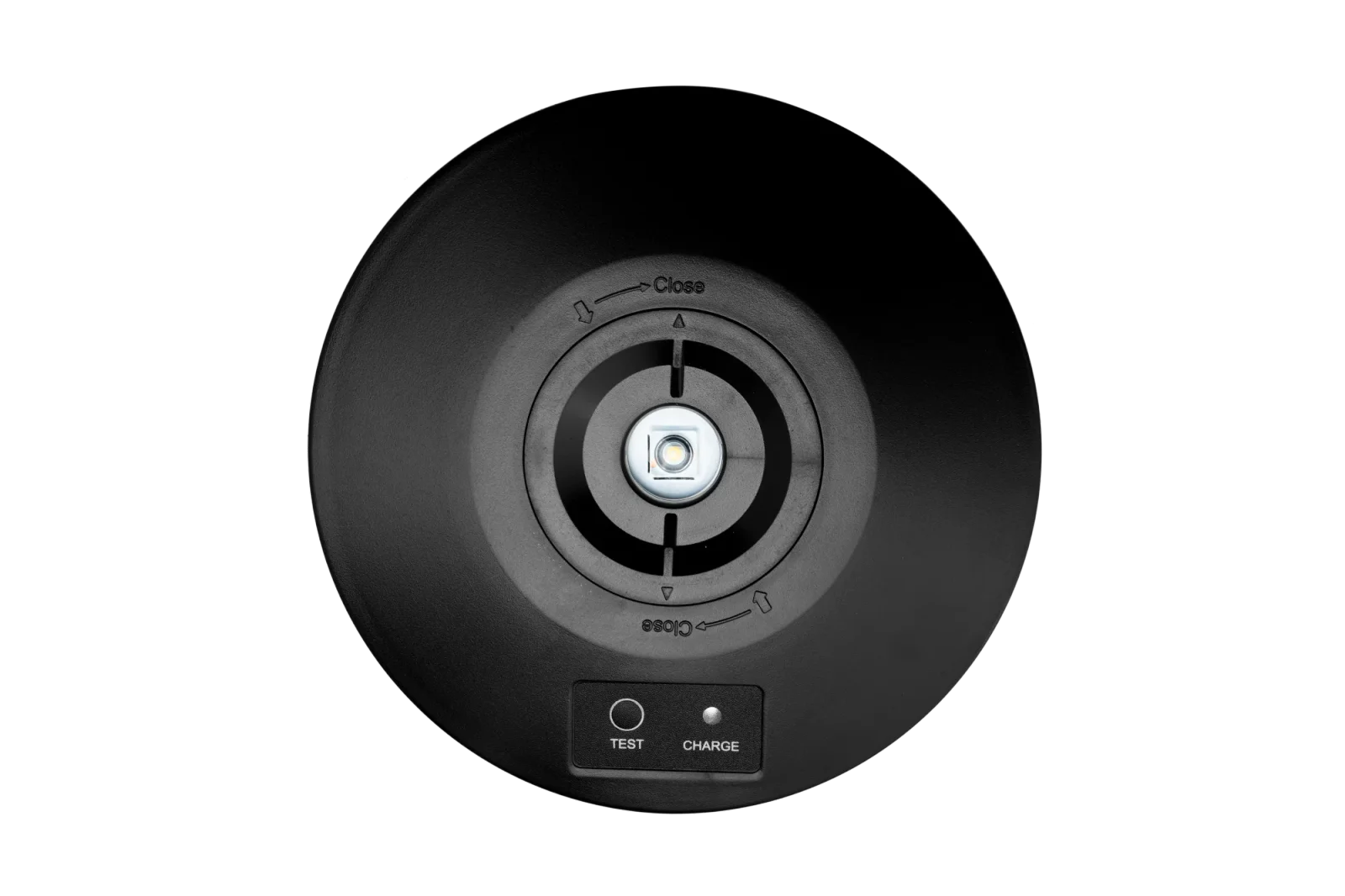 Noodverlichting Surface Rond Spot, 3W, 6500K, IP20, Zwart