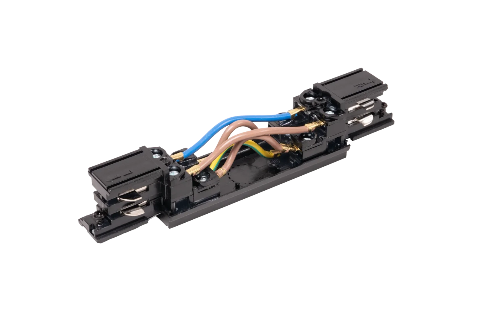 3-Fase Spanningsrail Middenvoeding, Zwart
