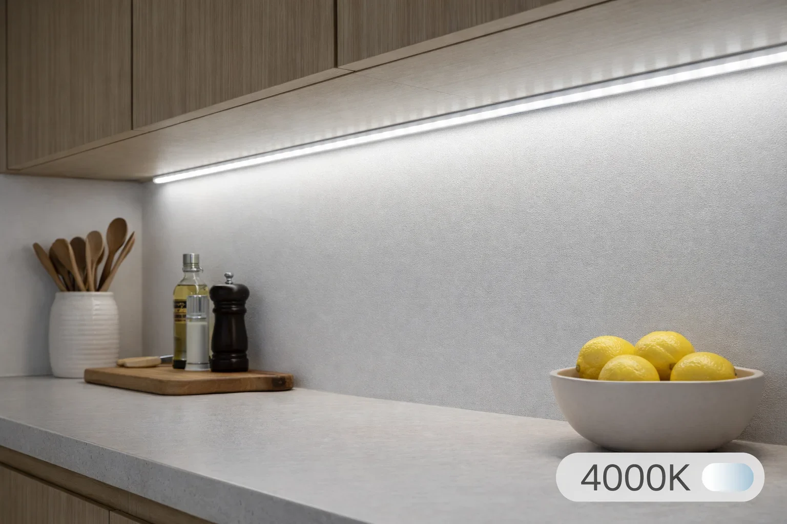 LED Strip, 24V, 4000K, IP65, 10M