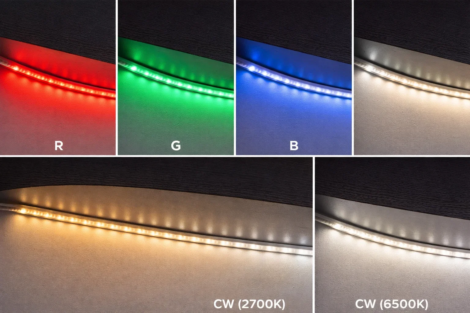 LED Strip, 24V, RGBCW, IP20, 10 meter