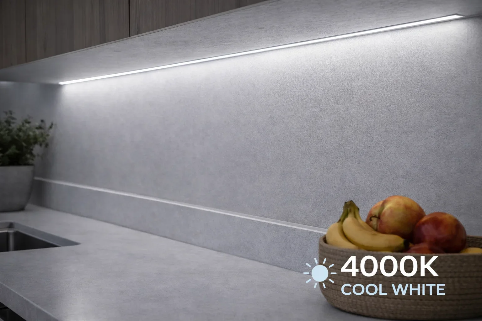 LED strip, 50 meter, Neutraal Wit 4000K, COB, High Voltage, 220V, IP65