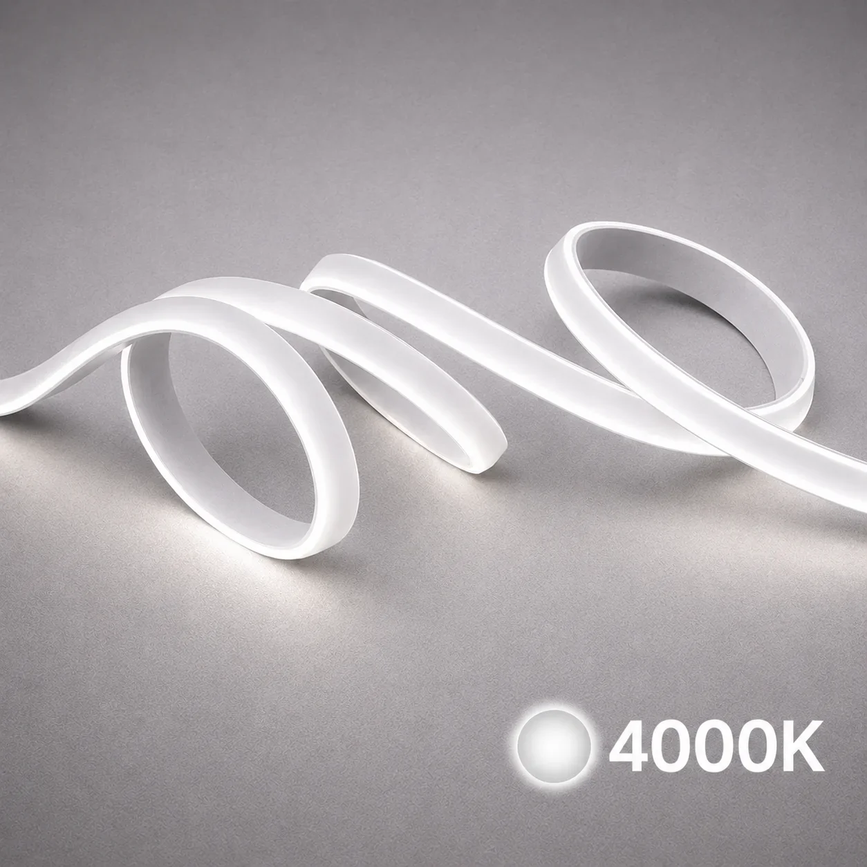 LED strip, 50 meter, Neutraal Wit 4000K, COB, High Voltage, 220V, IP65