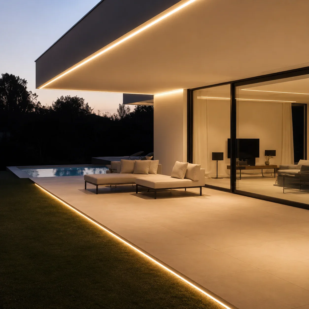 LED Neon Light, 220V, 3000K, 20m, IP65