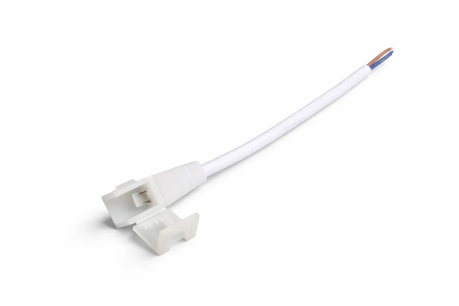 Quick Connector Wire, D5 NEON LED, 2-polig, Snelle aansluiting, Wit