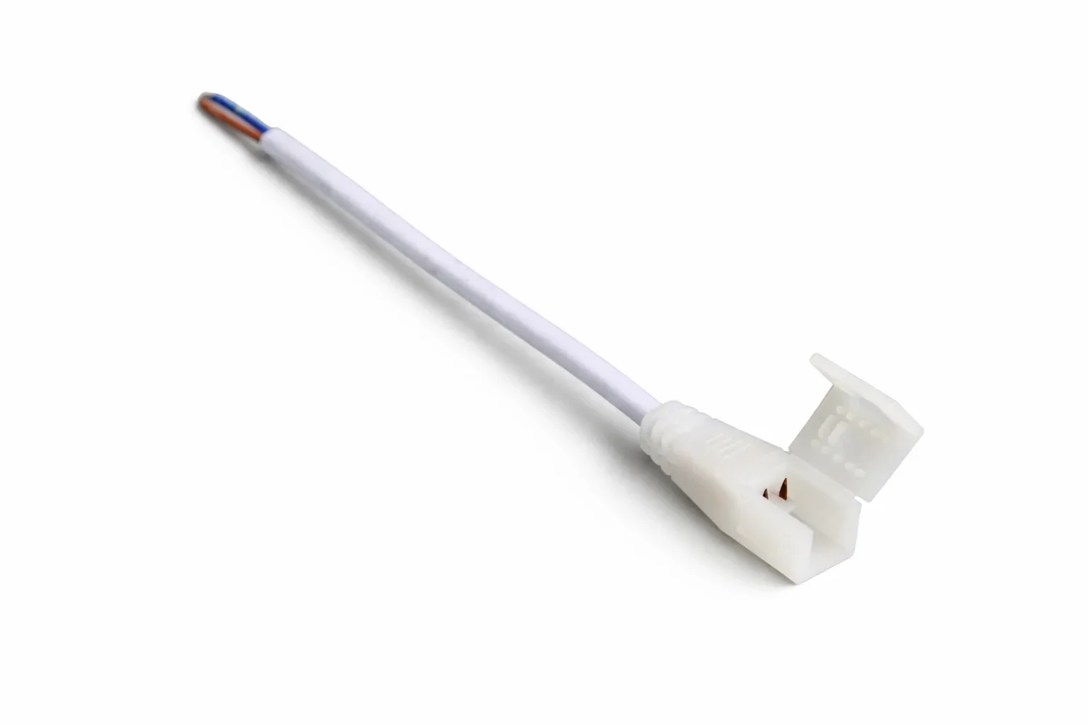 Quick Connector Wire, D5 NEON LED, 2-polig, Snelle aansluiting, Wit